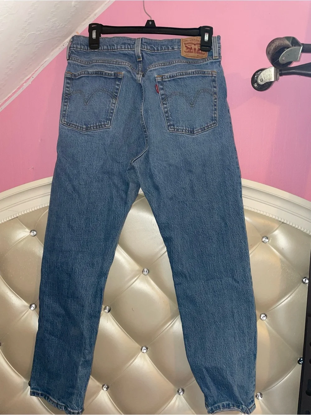 Levi's Distressed Blue Relaxed Fit Jeans